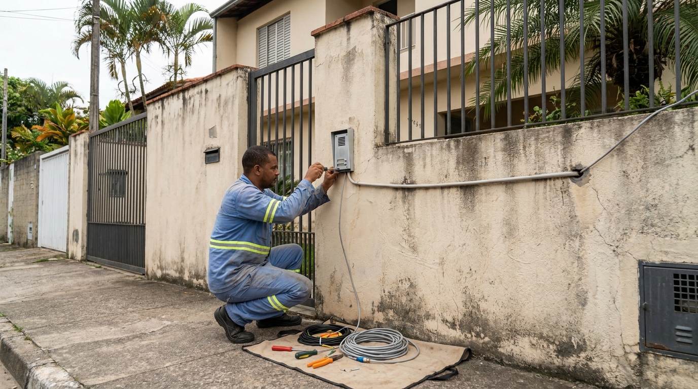 Instalação de Vídeo Porteiro em Aracaju‑SE