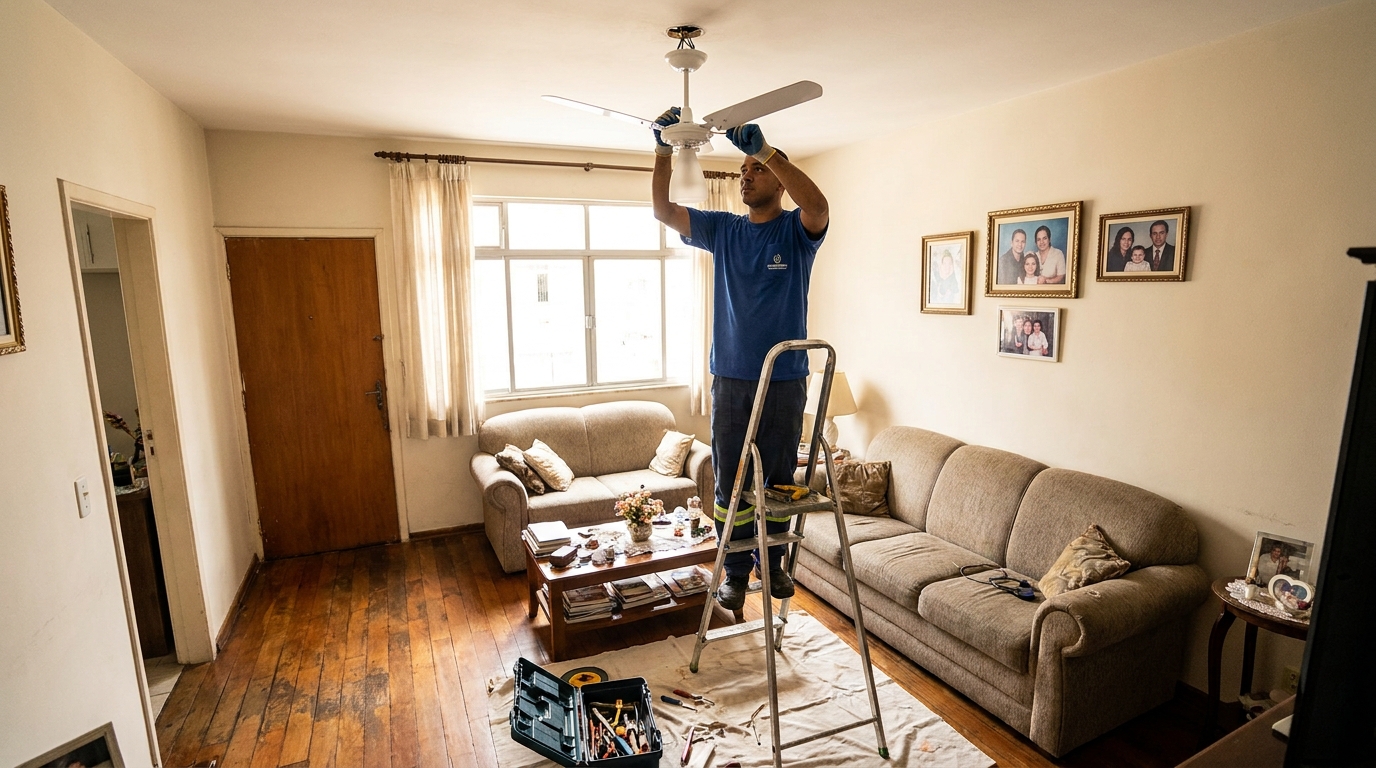 Substituição de Ventilador em Aracaju‑SE